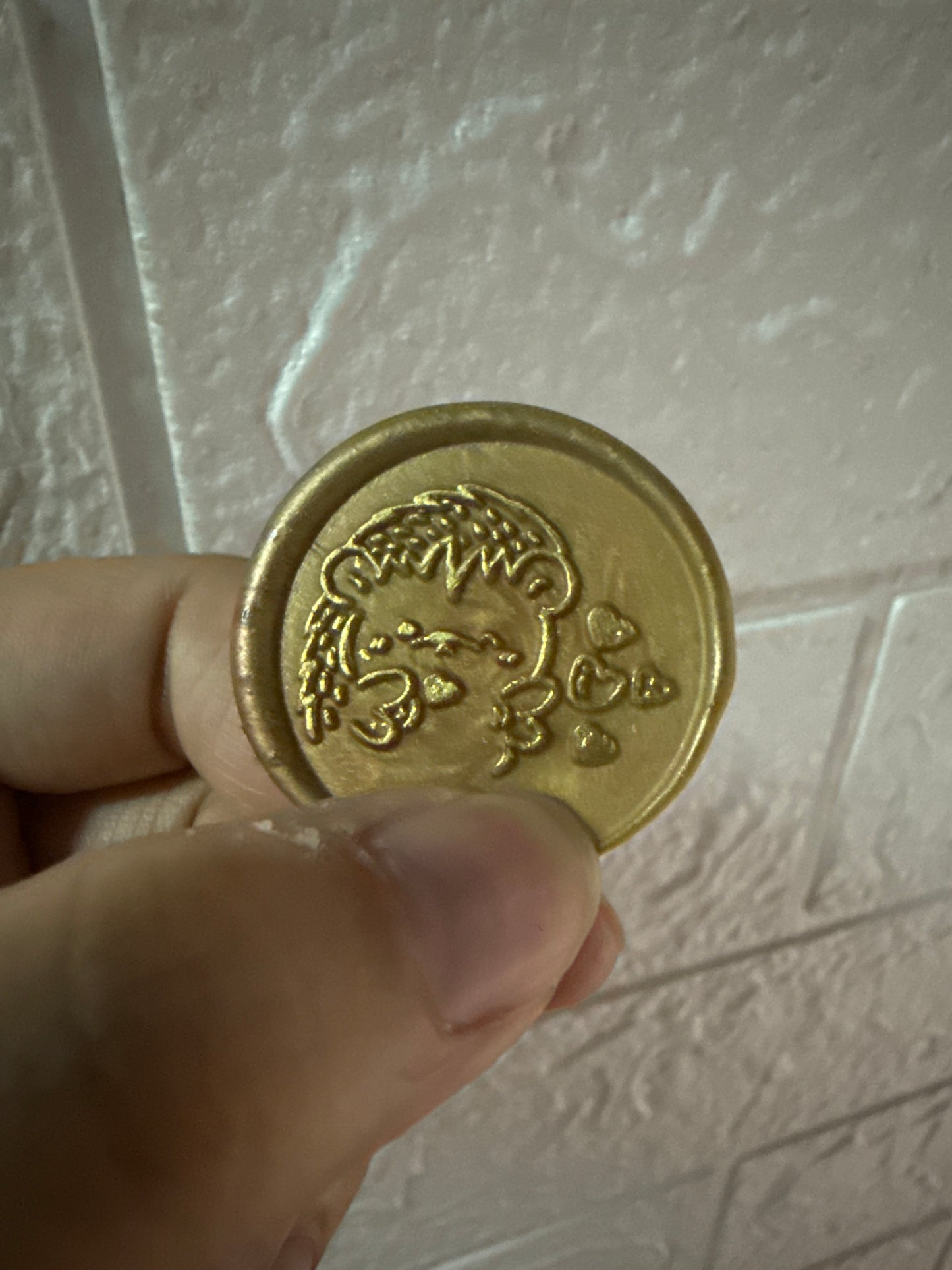 刺絆火漆爉印貼紙