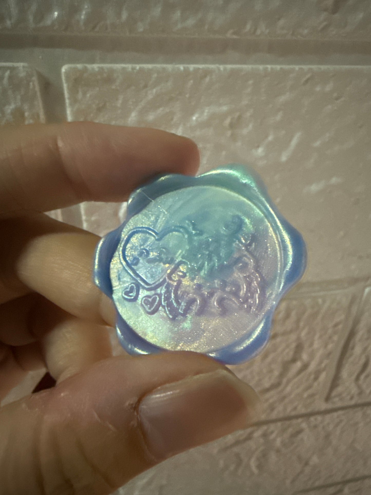 刺絆火漆爉印貼紙