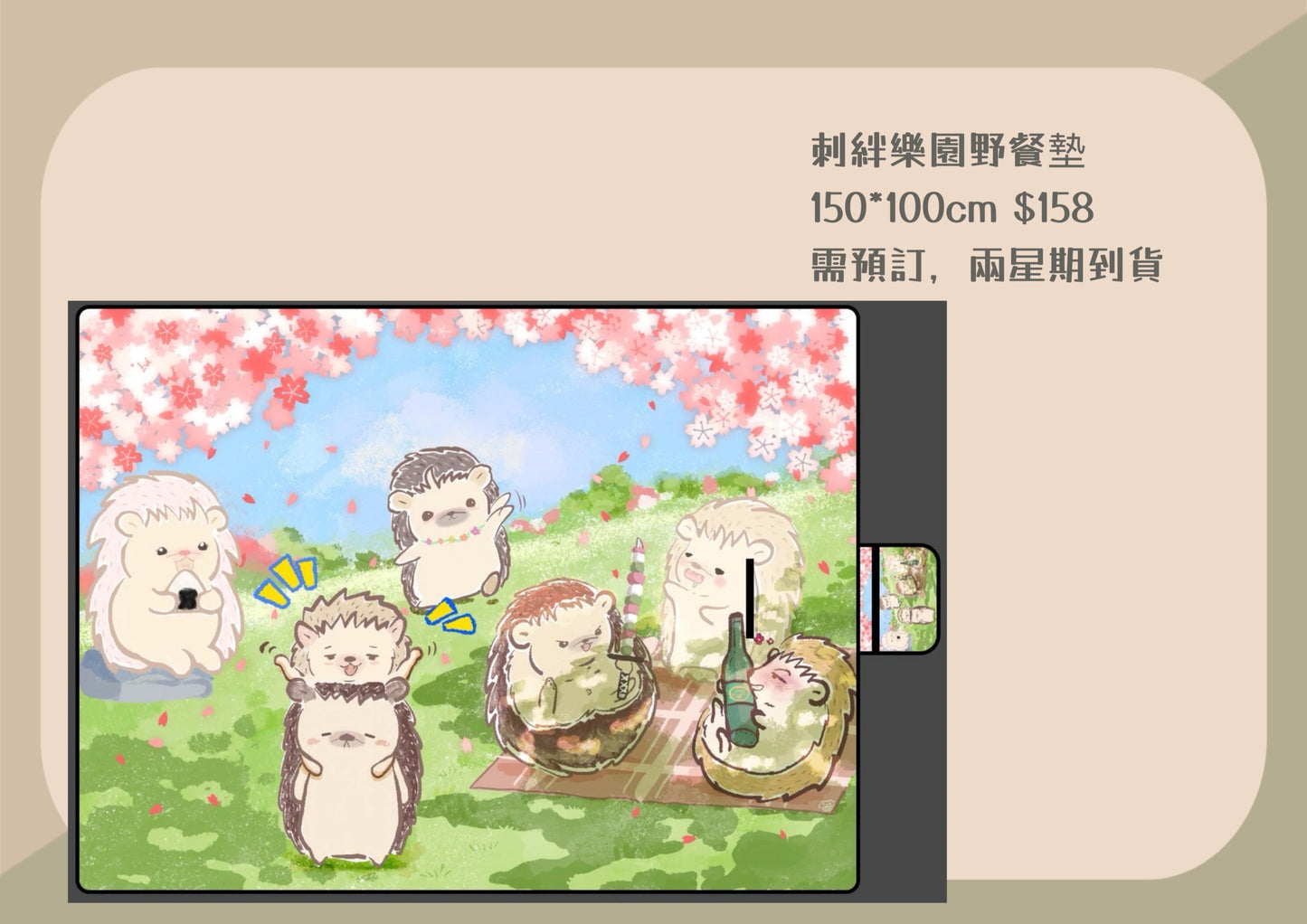 Pre-order the Picnic Mat (150cm*180cm)